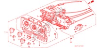 HEIZUNGSREGLER für Honda CONCERTO 1.5I 5 Türen 5 gang-Schaltgetriebe 1993