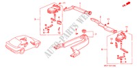 HEIZUNGSSCHACHT(LH) für Honda CONCERTO 1.6I-16 5 Türen 5 gang-Schaltgetriebe 1993