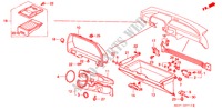 INSTRUMENTENBRETT(LH) für Honda CONCERTO 1.6I 5 Türen 5 gang-Schaltgetriebe 1993