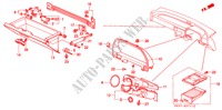INSTRUMENTENBRETT(RH) für Honda CONCERTO 1.6I-16 5 Türen 4 gang automatikgetriebe 1991