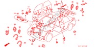 KABELBAUM für Honda CONCERTO 1.6I 5 Türen 5 gang-Schaltgetriebe 1993