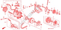 KLIMAANLAGE (KOMPRESSOR)('93) für Honda CONCERTO 1.6I-16 SE 5 Türen 4 gang automatikgetriebe 1993