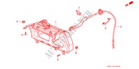 KOMBIINSTRUMENT für Honda CONCERTO 1.6I-16 5 Türen 5 gang-Schaltgetriebe 1990