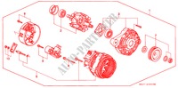 LICHTMASCHINE(BOSCH) für Honda CONCERTO DX 5 Türen 4 gang automatikgetriebe 1993