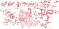 MOTORKABELBAUM/KLAMMER für Honda CONCERTO 1.6I 5 Türen 5 gang-Schaltgetriebe 1993