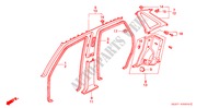 OEFFNUNGSZIERTEIL für Honda CONCERTO 1.6I-16 5 Türen 4 gang automatikgetriebe 1993