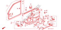TUERVERKLEIDUNG, VORNE für Honda CONCERTO 1.5I 5 Türen 4 gang automatikgetriebe 1991