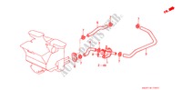 WASSERVENTIL für Honda CONCERTO 1.6I-16 5 Türen 5 gang-Schaltgetriebe 1990