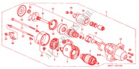 ANLASSER (MITSUBISHI) für Honda CR-V DIESEL SE 5 Türen 6 gang-Schaltgetriebe 2005