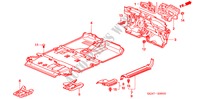 BODENMATTE für Honda CR-V DIESEL SE 5 Türen 6 gang-Schaltgetriebe 2005