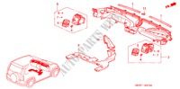 KANAL(LH) für Honda CR-V DIESEL LS 5 Türen 6 gang-Schaltgetriebe 2006