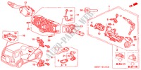 KOMBISCHALTER(RH) für Honda CR-V DIESEL SE 5 Türen 6 gang-Schaltgetriebe 2005