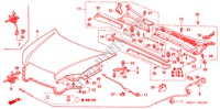 MOTORHAUBE(LH) für Honda CR-V DIESEL EXECUTIVE      DPF 5 Türen 6 gang-Schaltgetriebe 2005