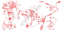 PEDAL(RH) für Honda CR-V DIESEL SE 5 Türen 6 gang-Schaltgetriebe 2005
