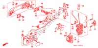 TUERSCHLOESSER, VORNE/ AEUSSERER GRIFF(LH) für Honda CR-V DIESEL LS 5 Türen 6 gang-Schaltgetriebe 2005