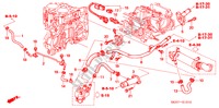 WASSERSCHLAUCH für Honda CR-V DIESEL SE 5 Türen 6 gang-Schaltgetriebe 2005