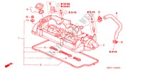 ZYLINDERKOPFDECKEL für Honda CR-V DIESEL SE 5 Türen 6 gang-Schaltgetriebe 2005