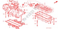 ANSAUGKRUEMMER für Honda NSX NSX 2 Türen 4 gang automatikgetriebe 1993