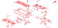 ANSAUGKRUEMMERABDECKUNG für Honda NSX NSX 2 Türen 5 gang-Schaltgetriebe 1993