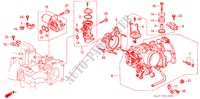 DROSSELKLAPPENGEHAEUSE für Honda NSX NSX 2 Türen 5 gang-Schaltgetriebe 1991