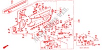 TUERVERKLEIDUNG für Honda NSX NSX 2 Türen 5 gang-Schaltgetriebe 1991