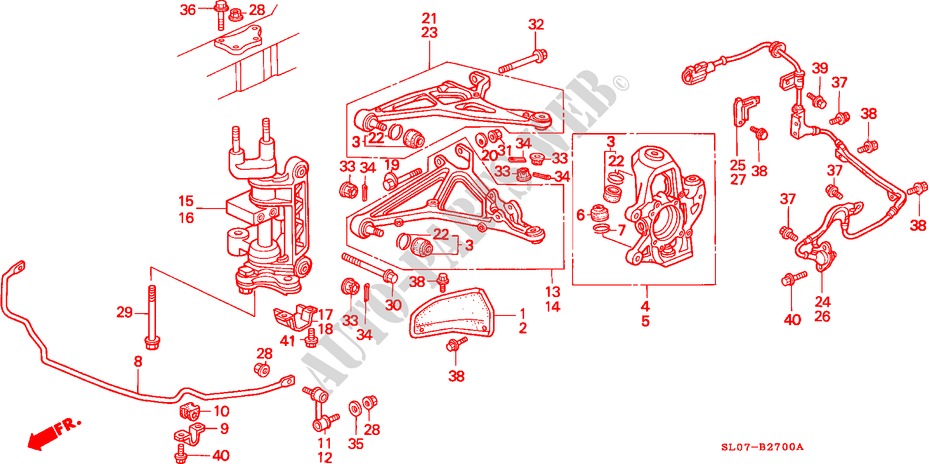 GELENK für Honda NSX NSX 2 Türen 4 gang automatikgetriebe 1991
