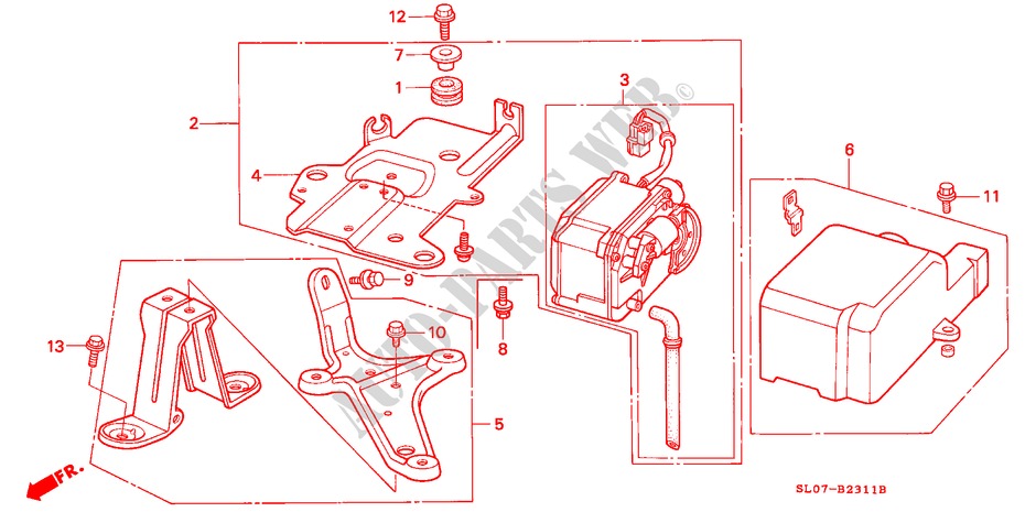TEMPOMAT(RH) für Honda NSX NSX 2 Türen 4 gang automatikgetriebe 1991