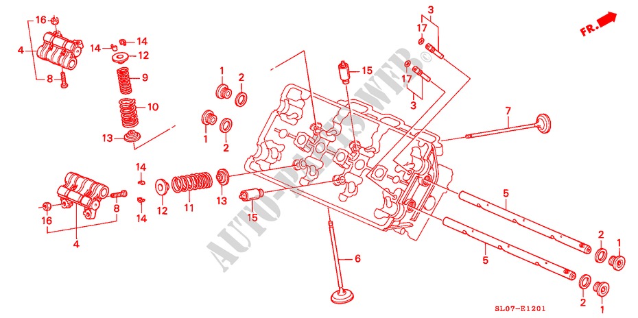 VENTIL/KIPPHEBEL(HINTEN) für Honda NSX NSX 2 Türen 5 gang-Schaltgetriebe 1991