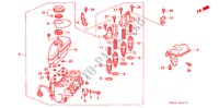 ABS MODULATOR(LH) für Honda ACCORD COUPE 2.0I 2 Türen 4 gang automatikgetriebe 1992
