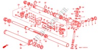 GETRIEBE, SERVOLENKUNG(LH) für Honda ACCORD COUPE 2.0I 2 Türen 4 gang automatikgetriebe 1992
