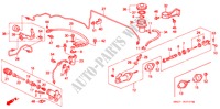HAUPTKUPPLUNGSZYLINDER (LH) für Honda ACCORD COUPE 2.0I 2 Türen 5 gang-Schaltgetriebe 1993