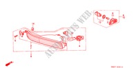 KOMBINATIONSLEUCHTE für Honda ACCORD COUPE 2.0I 2 Türen 5 gang-Schaltgetriebe 1992