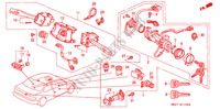 KOMBISCHALTER für Honda ACCORD COUPE 2.0I 2 Türen 4 gang automatikgetriebe 1992