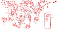 PEDAL(LH) für Honda ACCORD COUPE 2.0I 2 Türen 5 gang-Schaltgetriebe 1993
