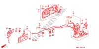 TUERSCHLOESSER, VORNE für Honda ACCORD COUPE 2.0I 2 Türen 5 gang-Schaltgetriebe 1993