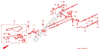 HANDBREMSE(2WS) für Honda ACCORD 2.0 4 Türen 5 gang-Schaltgetriebe 1990