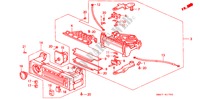 HEIZUNGSREGLER (HEBELTYP) für Honda ACCORD DX 4 Türen 4 gang automatikgetriebe 1990