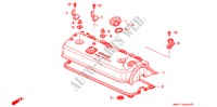 ZYLINDERKOPFDECKEL für Honda ACCORD 2.0 4 Türen 5 gang-Schaltgetriebe 1990
