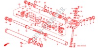 GETRIEBE, SERVOLENKUNG(2WS)(LH) für Honda ACCORD 2.0I 4 Türen 4 gang automatikgetriebe 1992