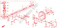 HAUPTBREMSZYLINDER/ MASTER POWER für Honda ACCORD 2.0 4 Türen 5 gang-Schaltgetriebe 1993