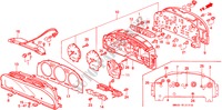 MESSGERAET BAUTEILE(NS) für Honda ACCORD 2.0I 4 Türen 4 gang automatikgetriebe 1992
