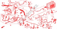 KLIMAANLAGE (SCHLAEUCHE/LEITUNGEN)(LH) für Honda ACCORD WAGON 2.2I 5 Türen 4 gang automatikgetriebe 1991