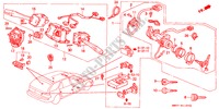 KOMBISCHALTER für Honda ACCORD WAGON 2.2I 5 Türen 5 gang-Schaltgetriebe 1992