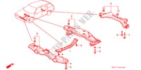 QUERTRAEGER für Honda ACCORD WAGON 2.2LXI 5 Türen 5 gang-Schaltgetriebe 1993
