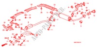 AUSPUFFROHR/SCHALLDAEMPFER (1.8L) für Honda CIVIC 1.8 EXECUTIVE 5 Türen 6 gang-Schaltgetriebe 2006