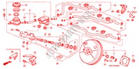 HAUPTBREMSZYLINDER/ MASTER POWER(LH) für Honda CIVIC 2.2 SPORT 5 Türen 6 gang-Schaltgetriebe 2006