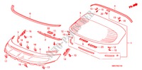 HECKFENSTER für Honda CIVIC 2.2 SPORT 5 Türen 6 gang-Schaltgetriebe 2006