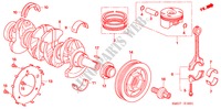 KURBELWELLE/KOLBEN(1.8L) für Honda CIVIC 1.8 SPORT 5 Türen 6 gang-Schaltgetriebe 2008