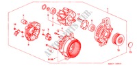 LICHTMASCHINE(DENSO) (DIESEL) für Honda CIVIC 2.2 SPORT 5 Türen 6 gang-Schaltgetriebe 2006
