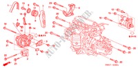 LICHTMASCHINENHALTERUNG(1.8L) für Honda CIVIC 1.8 SPORT 5 Türen 6 gang-Schaltgetriebe 2007